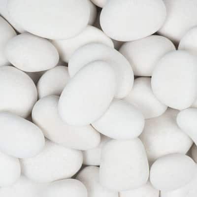 1 in. to 3 in., 30 lb. Small Egg Rock Caribbean Beach Pebbles (30-Pack Pallet)