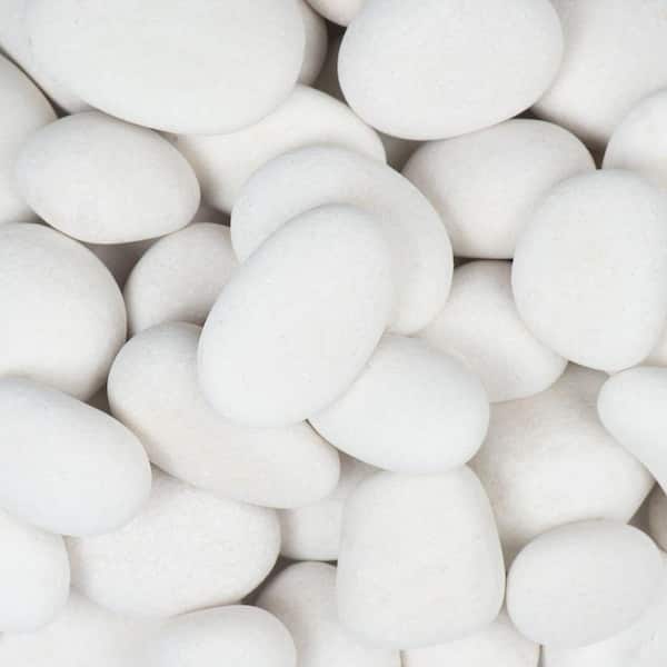 Rain Forest 1 in. to 3 in., 30 lb. Small Egg Rock Caribbean Beach Pebbles (30-Pack Pallet)