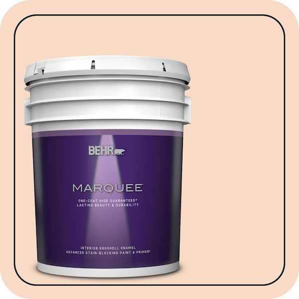 BEHR MARQUEE 5 gal. #M210-2 Paper Heart Eggshell Enamel Interior Paint & Primer