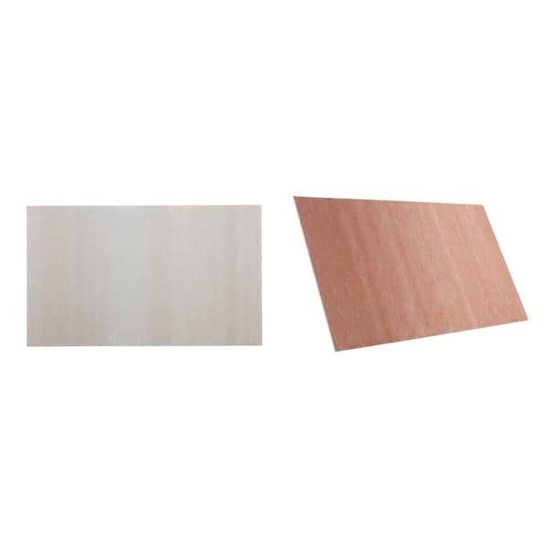 HardieBacker 1/4 in. x 3 ft. x 5 ft. and 1/2 in. x 3 ft. x 5 ft. Waterproof Cement Backer Board Combo
