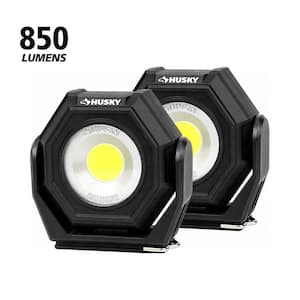Husky 2-Pack 850lm Compact Rechargeable Utility Light