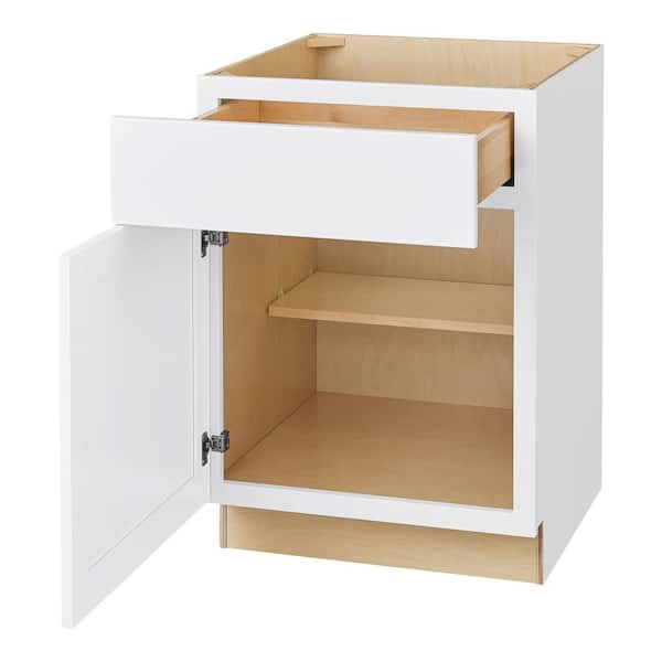 Hampton Bay Avondale 36 in. W x 24 in. D x 34.5 in. H Ready to Assemble  Plywood Shaker Sink Base Kitchen Cabinet in Alpine White SB36 - The Home  Depot