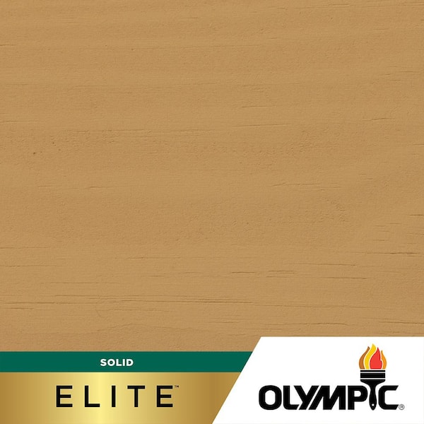 Olympic Elite 1 gal. Rawhide SC-1067 Solid Advanced Exterior Stain and Sealant in One