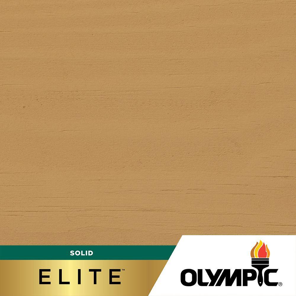 Olympic Elite 3 gal. Rawhide SC1067 Solid Advanced Exterior Stain and Sealant in One OLYESC