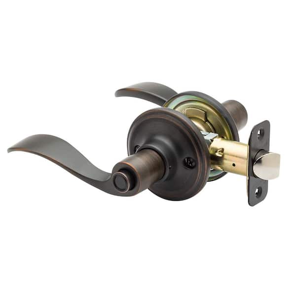 Colonial Waverlie Tuscan Bronze Bed/Bath Door Handle