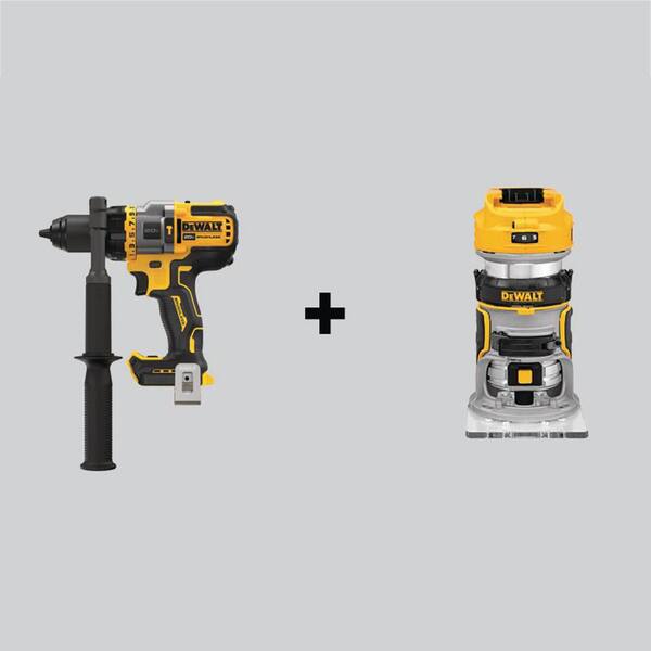 AUTOJARE 1/2 Inch Cordless Hammer Drill/Driver – Brushless, 2-Speed, For DEWALT 20V MAX Battery (Tool Only, 3-Piece Set)