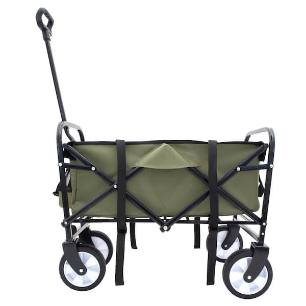 maocao hoom Folding Wagon Strap, Brown, Serving Cart