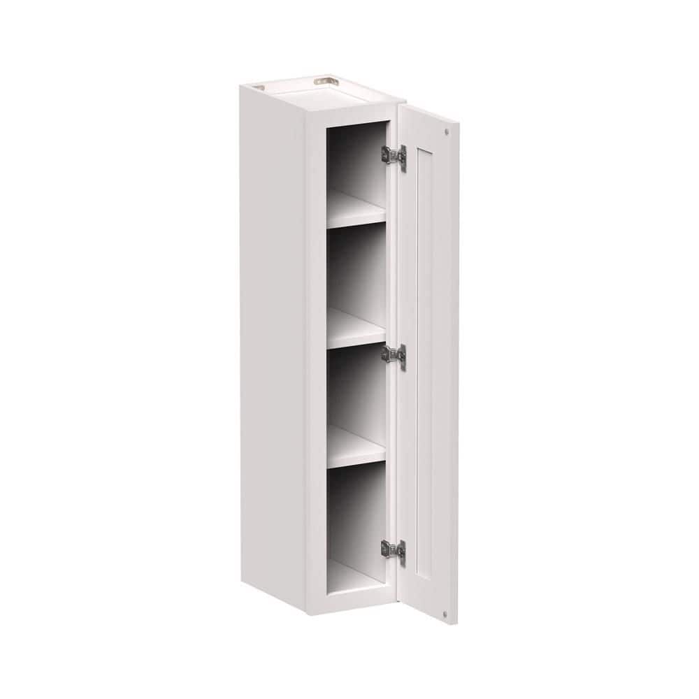 9 in W x 12 in D x 42 in H Ready to Assemble Standrad Kitchen Cabinet with 1-Door 3-Shelf in Glaicer White price history on PriceWatchPro