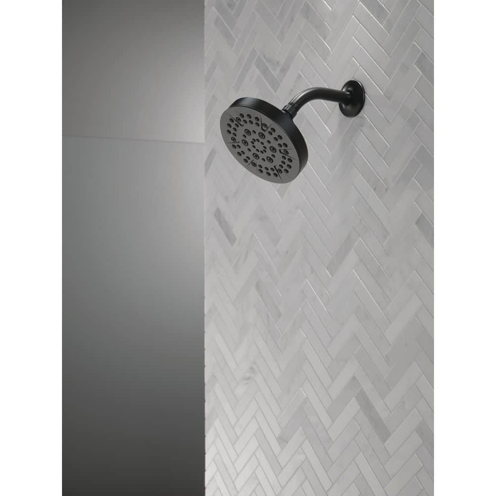 Matte Black Multi-Function Wall Mounted Shower Head