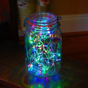 40-Light Mini Waterproof LED Multi-Color String Light (2-Pack)