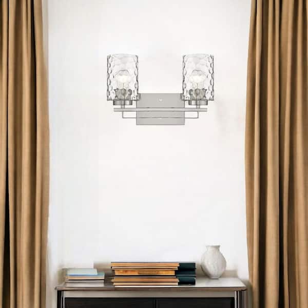10 in. White Indoor Hardwired Sconce with No Bulbs Included