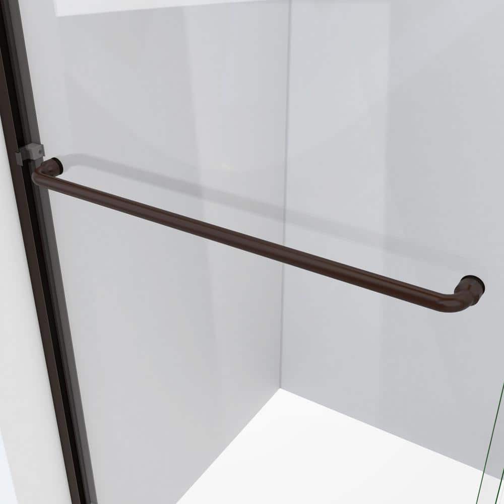 Alliance Pro LT 48" Oil Rubbed Bronze and Clear Glass Sliding Shower Door