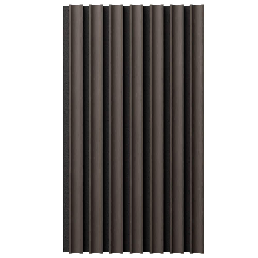 AcousticPro 1 in. x 1 ft. x 8 ft. Noise Cancelling Concave MDF Sound Absorbing Panel in Carbon Grey (2-Pack) price history on PriceWatchPro