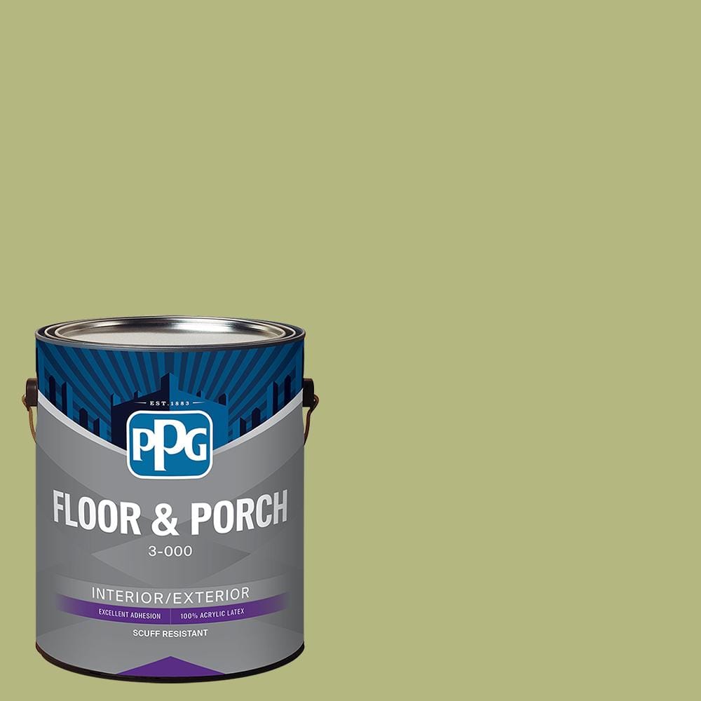 PPG 1 gal. PPG1119-5 Fancy Flirt Satin Interior/Exterior Floor and Porch  Paint PPG1119-5FP-1SA - The Home Depot
