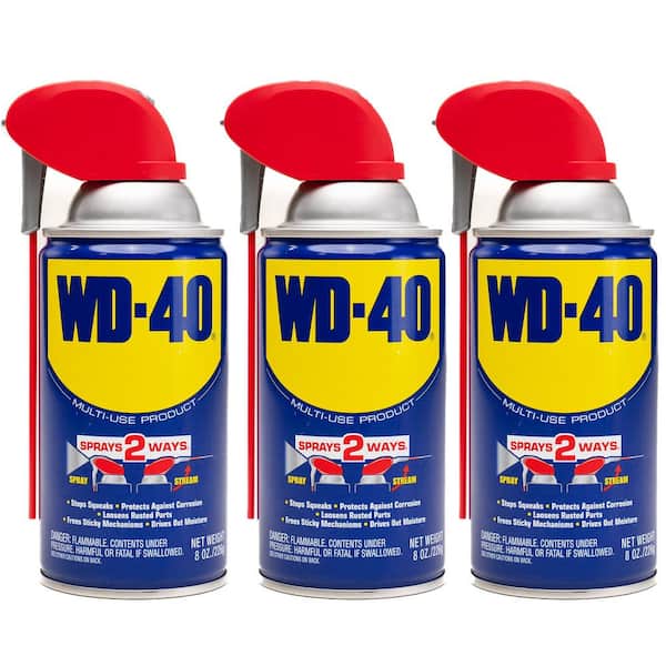 8 oz. Classic Formula, Multi-Purpose Lubricant Spray with Smart Straw (3-Pack)