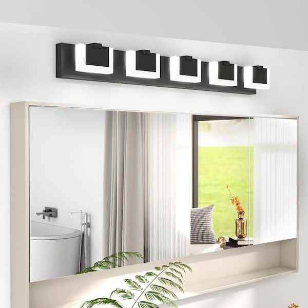 25 in. 1 Light Chrome LED Vanity Light Bar