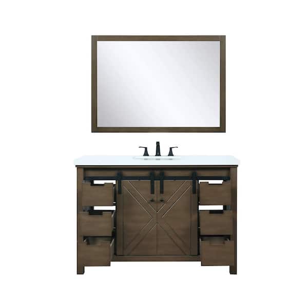 Lexora Marsyas 48 Inch Single Bathroom Vanity In Rustic Brown With Complete Set Lm342248skcsm44f The Home Depot - Home Depot Bathroom Vanities With Tops 48 Inch Lexora Marsyas 48 Inch Single Bathroom Vanity In Rustic Brown With Complete Set Lm342248skcsm44f The Home Depot - Home Depot Bathroom Vanities With Tops 48 Inch