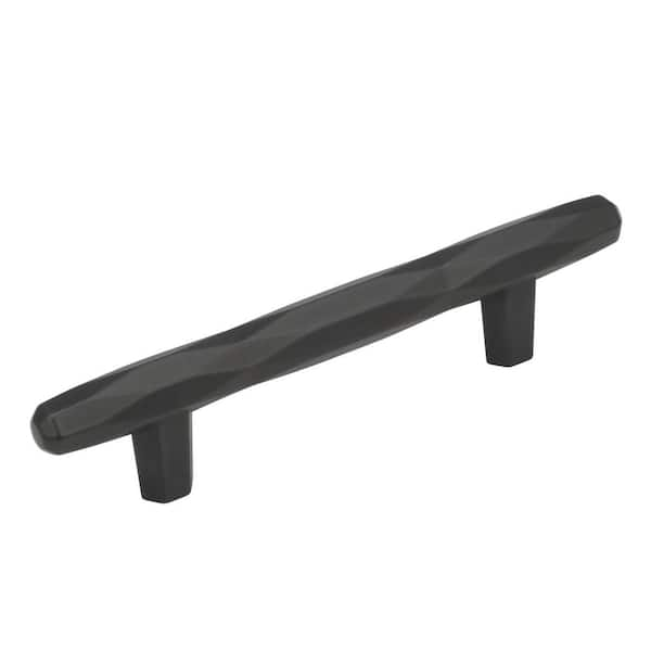 Amerock St. Vincent 3-3/4 in. (96mm) Modern Black Bronze Bar Cabinet Pull