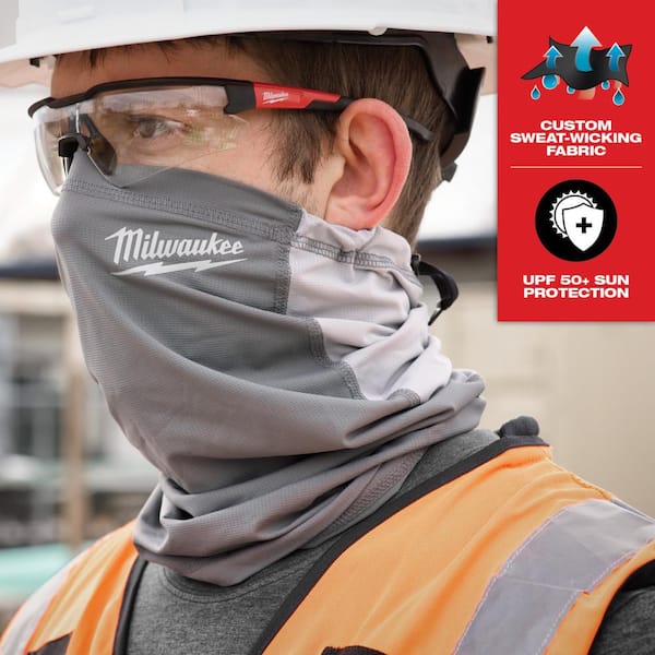 Milwaukee - Gray WORKSKIN Performance Neck Gaiter Cap
