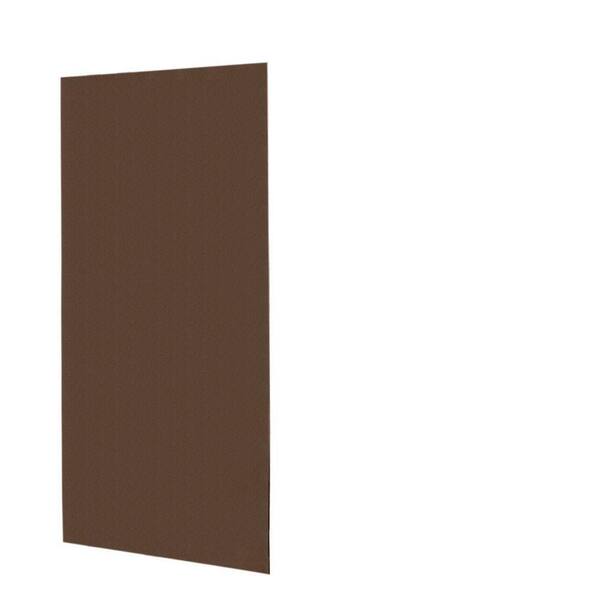 Swanstone 1/4 in. x 48 in. x 96 in. One Piece Easy Up Adhesive Shower Wall Panel in Acorn-DISCONTINUED