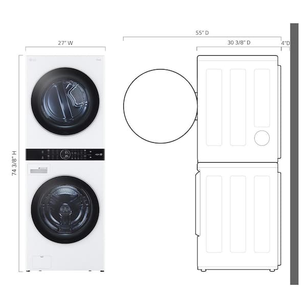 Lg wkex200hwa at home depot discount