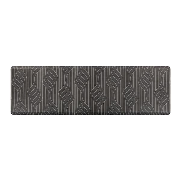 Bungalow Flooring Sole Comfort New Wave 22 in. x 72 in. Navy Anti-Fatigue Comfort Mat