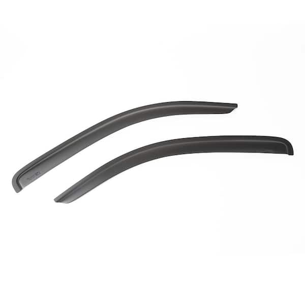 Rugged Ridge Matte Black Front Window Visors 05-13 Toyota Tacoma Double Cab