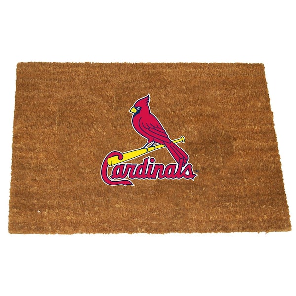 St. Louis Cardinals 19.5 in. x 29.5 in. Coir Fiber Colored Logo Door Mat