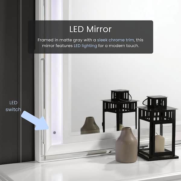 Rusconi 5-Piece White Wood California King Bedroom Set