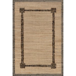 Arvin Olano Agora Jute and Wool Natural 4 ft. x 6 ft. Area Rug