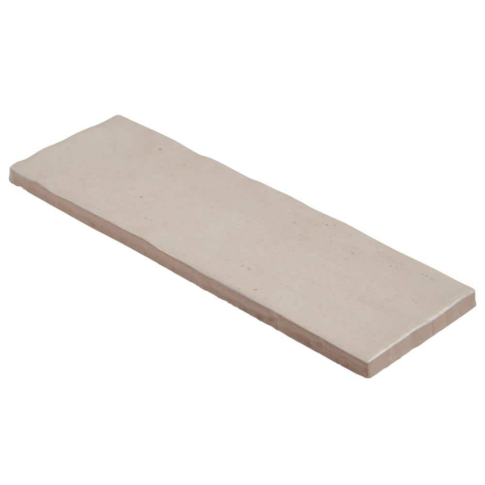 Beige 3" x 8" Glazed Ceramic Subway Wall Tile