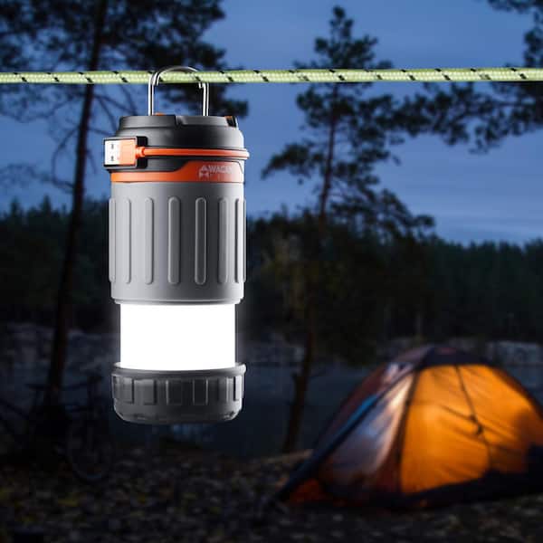 Eveready LED Camping Lantern 360 PRO (2-Pack), Super Bright Tent Lights,  Rugged Water Resistant LED Lanterns, 100 Hour Run-time (Batteries Included)