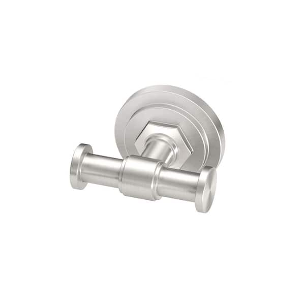 Gatco Lizzie Wall Mounted Knob Hook in Brushed Nickel (1-Pack)