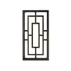 17-1/4 in. x 8-5/8 in. Rectangular Wrought Iron Insert for Wooden Gate