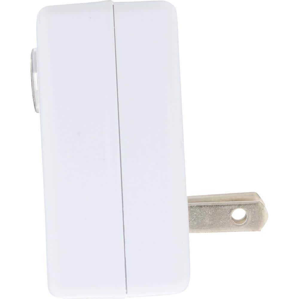 White Indoor Plug-In Light Control with Timer