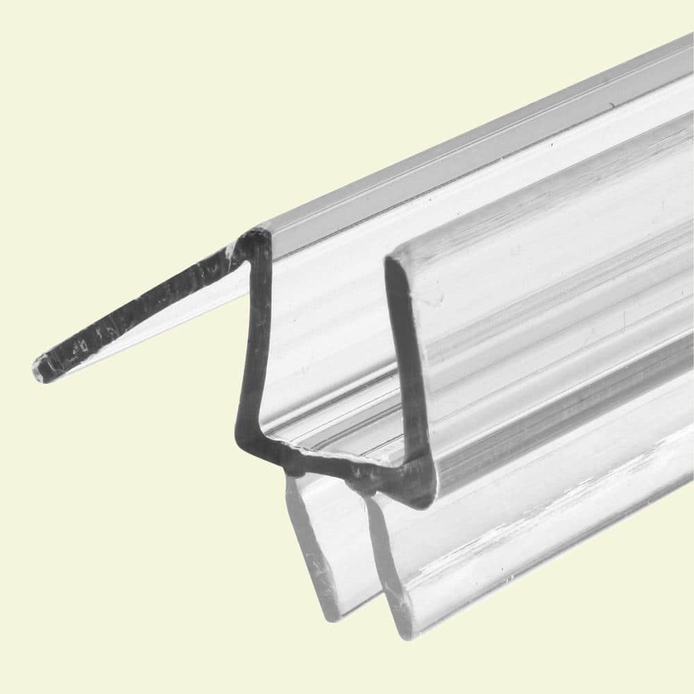 Eatelle 1/4-Inch 6mm Frameless Shower Door Sweep Bottom Seal Wipe Drip Rail 36"L 