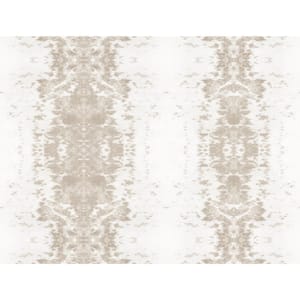 45 sq ft Marbled Appaloosa Beige Peel and Stick Non-woven Wallpaper