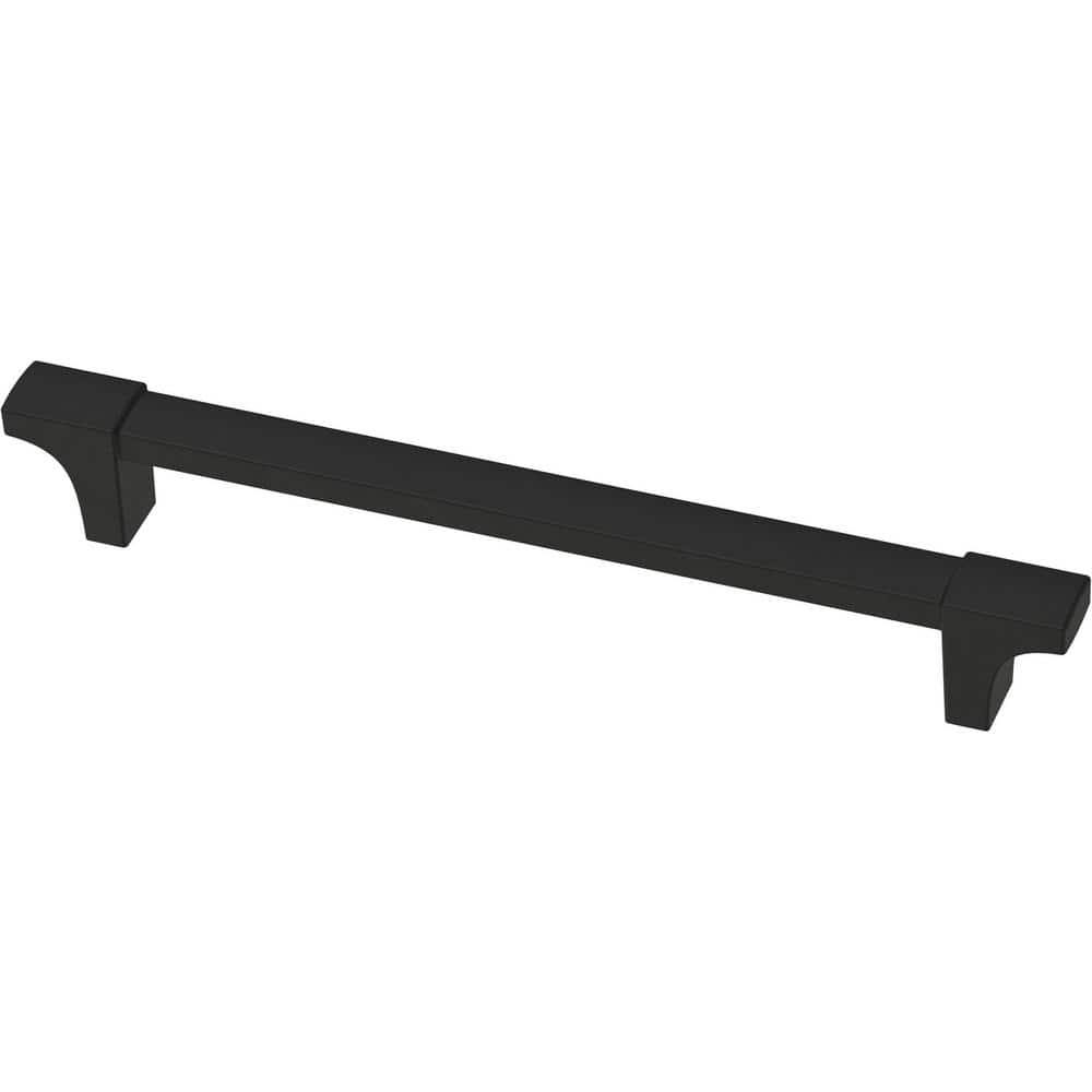 Modern Track 6-5/16 in. (160 mm) Modern Matte Black Cabinet Drawer Bar Pull price history on PriceWatchPro