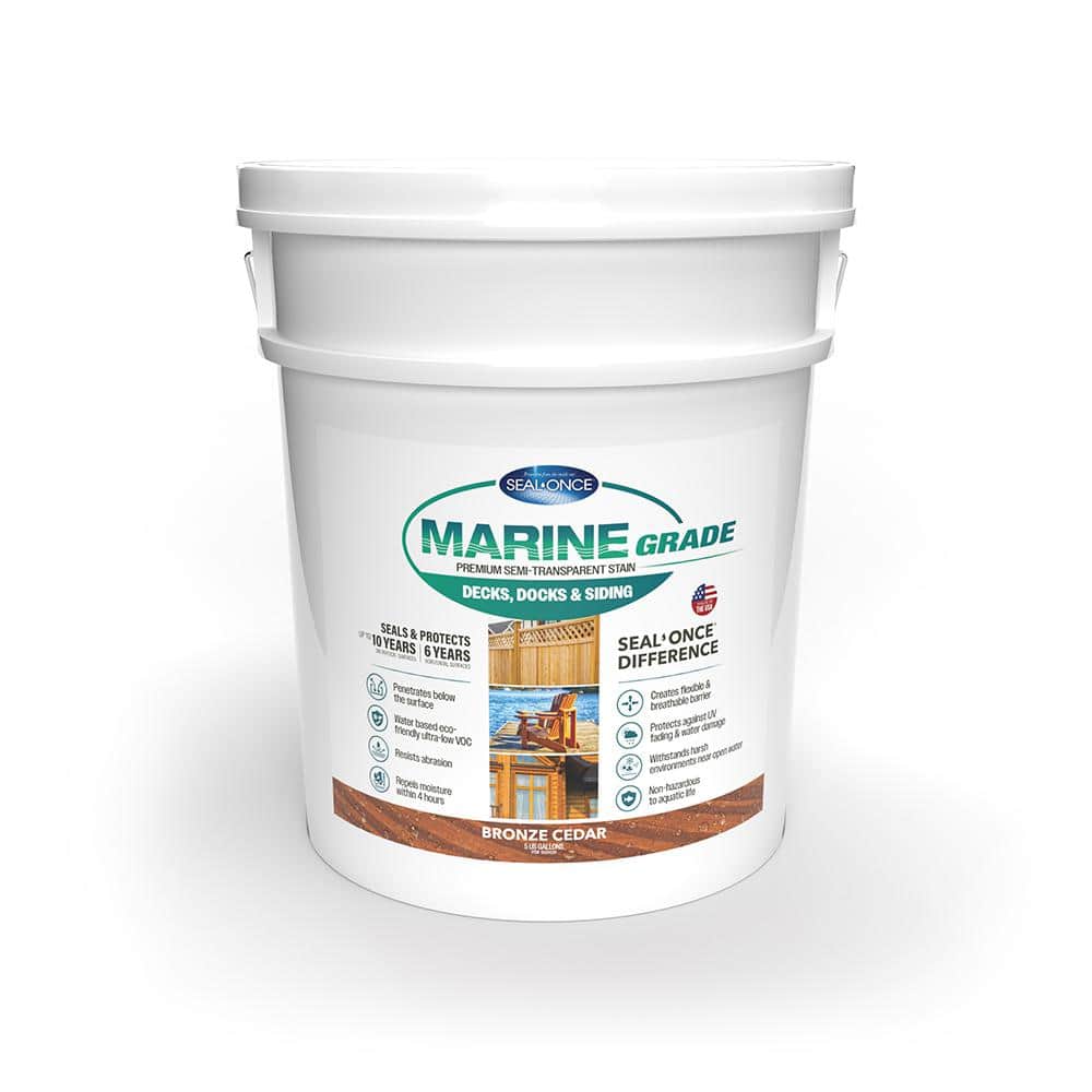 SEAL-ONCE MARINE GRADE Bronze Cedar Premium Semi
