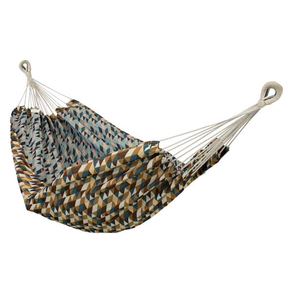 Sunnydaze Sunnydaze 2-Person 10 ft. L Polyester Jacquard Double Hammock - Geometric Jumble