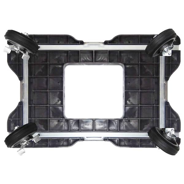 Snap-Loc 1500 lb All-Terrain E-Track Panel Cart Dolly Black Sl1500pc6b