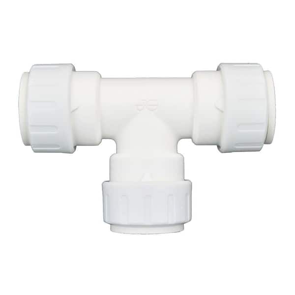 3/8 in. CTS Plastic Push-to-Connect Tee Fitting (5-Pack)