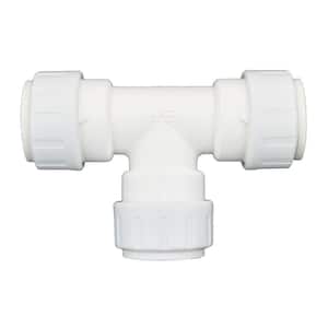 3/8 in. Plastic Push-to-Connect Tee Fitting (10-Pack)