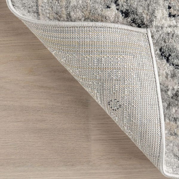 nuLOOM Essa Vintage 4 ft. x 6 ft. Light Gray Area Rug ACSD05A-406