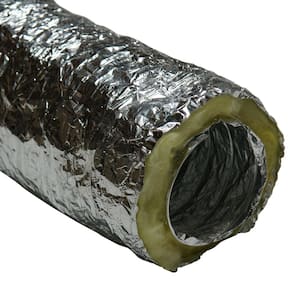 HVAC 10 in. x 25 ft. Insulated-Flex Ducting Ventilation Duct Hose