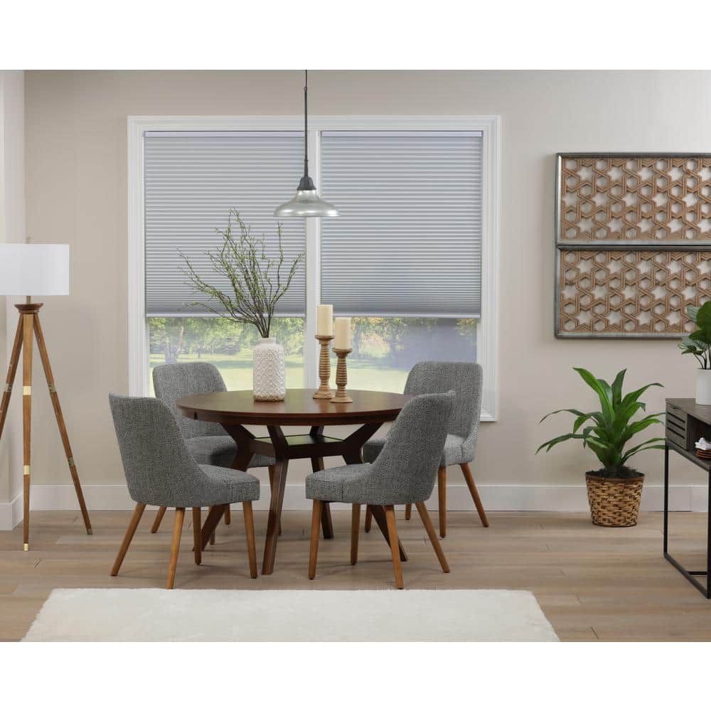 White Cordless Blackout Cellular Fabric Window Shade 22.5" x 72"