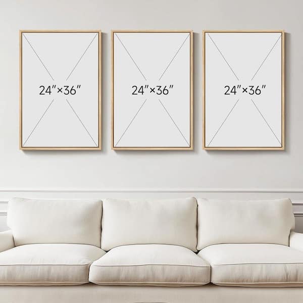 Abstracte Poster Soft Lines 2 - Minimalistisch Design