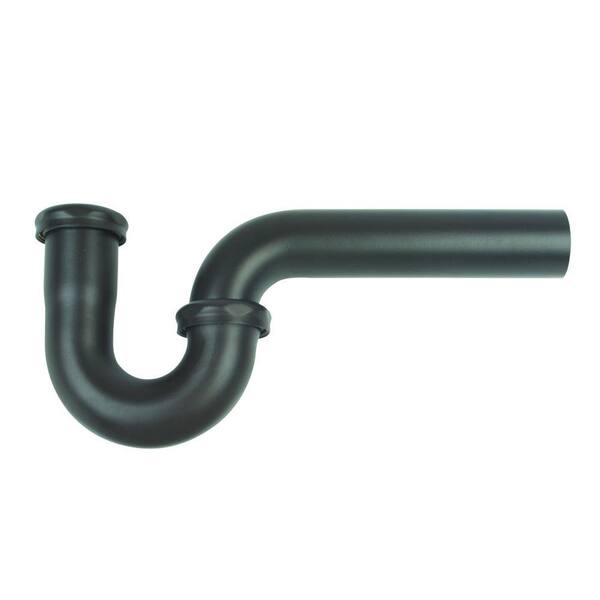 BrassCraft Brass P-Trap Assembly with 1-1/2 in. O.D. J-Bend in Oil Rubbed Bronze
