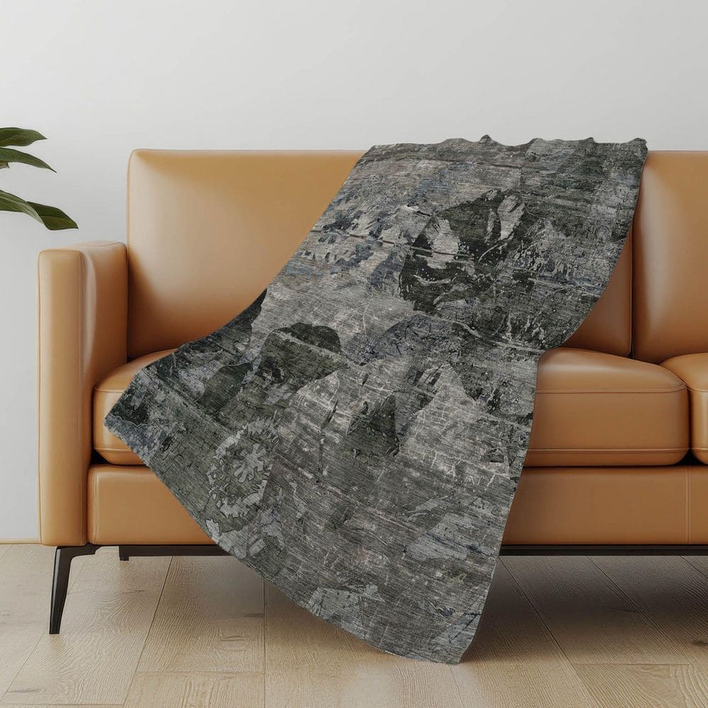 Premium Machine Washable ASB555 Gray 50 in. x 70 in. Sherpa Throw Blanket price history on PriceWatchPro