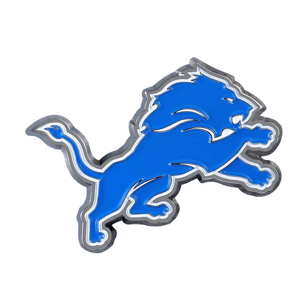 FANMATS NFL - Detroit Lions 3D Molded Full Color Metal Emblem